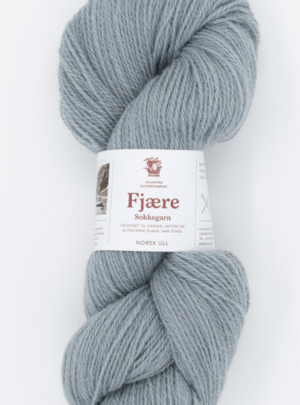 Fjære Sokkegarn - 553 støvet gråblå - Garn - Nordiskgarn