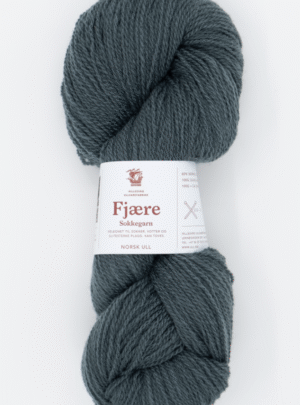 Fjære Sokkegarn - 555 grålig petrol - Garn - Nordiskgarn