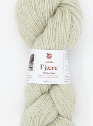 Fjære Sokkegarn - 557 lys lindegrønn - Garn - Nordiskgarn