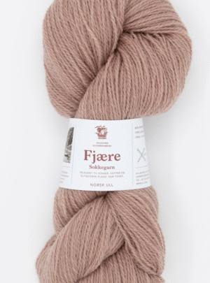 Fjære Sokkegarn - 560 pudderrosa - Garn - Nordiskgarn