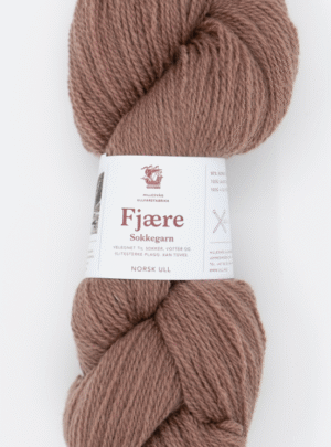 Fjære Sokkegarn - 561 mørk pudderrosa - Garn - Nordiskgarn