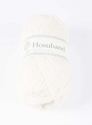 Hosuband fra Istex - 0001 white - Garn - Istex