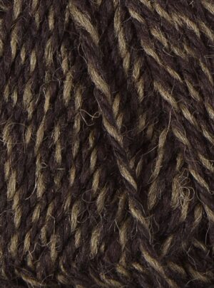 Hosuband fra Istex - 0227 dark brown - khaki - Garn - Istex