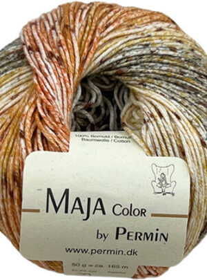 Maja Permin - Flerfarvet Bomuldsgarn - 881339 Lerjord