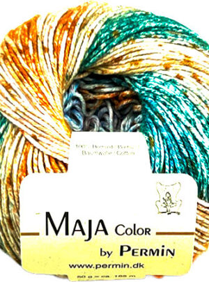 Maja Permin - Flerfarvet Bomuldsgarn - 881341 Tundra