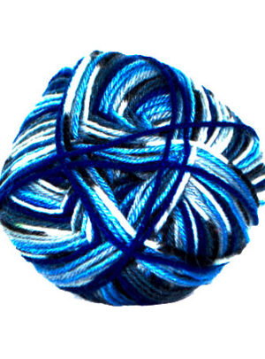 Sock 4 - Strømpegarn - Uldgarn - fv 5010 Flerfarvet