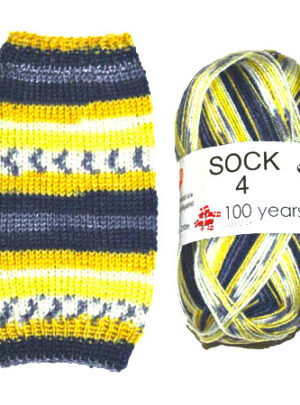 Sock 4 - Strømpegarn - Uldgarn - fv 5028 Flerfarvet