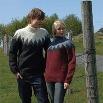 27-9 Snæfellsjökull i Àlafosslopi - Strikkeopskrifter > ISTEX > Opskrifter til Álafoss - Hillesvåg