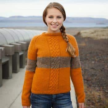 31-7 Gná i Létt Lopi - Strikkeopskrifter > ISTEX > Opskrifter til Letlopi - Hillesvåg