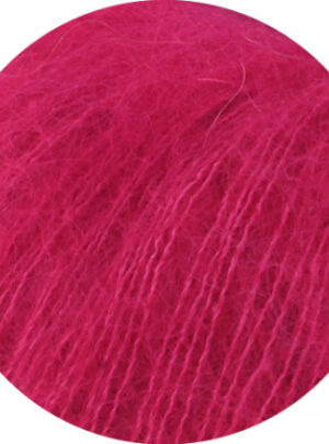 Lana Grossa Silkhair Garn 224 Mørk pink