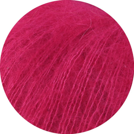 Lana Grossa Silkhair Garn 224 Mørk pink Lana Grossa Silkhair Garn 224 Mørk pink
