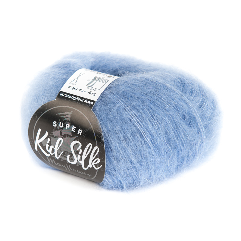 Mayflower Super Kid Silk - Lyseblå 30, Mohair/Silk, fra Mayflower Mayflower Super Kid Silk - Lyseblå 30, Mohair/Silk, fra Mayflower