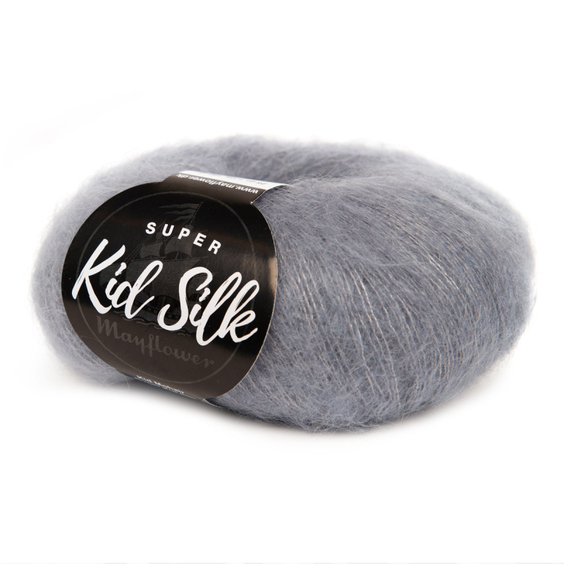 Mayflower Super Kid Silk - Monument Grå 83, Mohair/Silk, fra Mayflower Mayflower Super Kid Silk - Monument Grå 83, Mohair/Silk, fra Mayflower