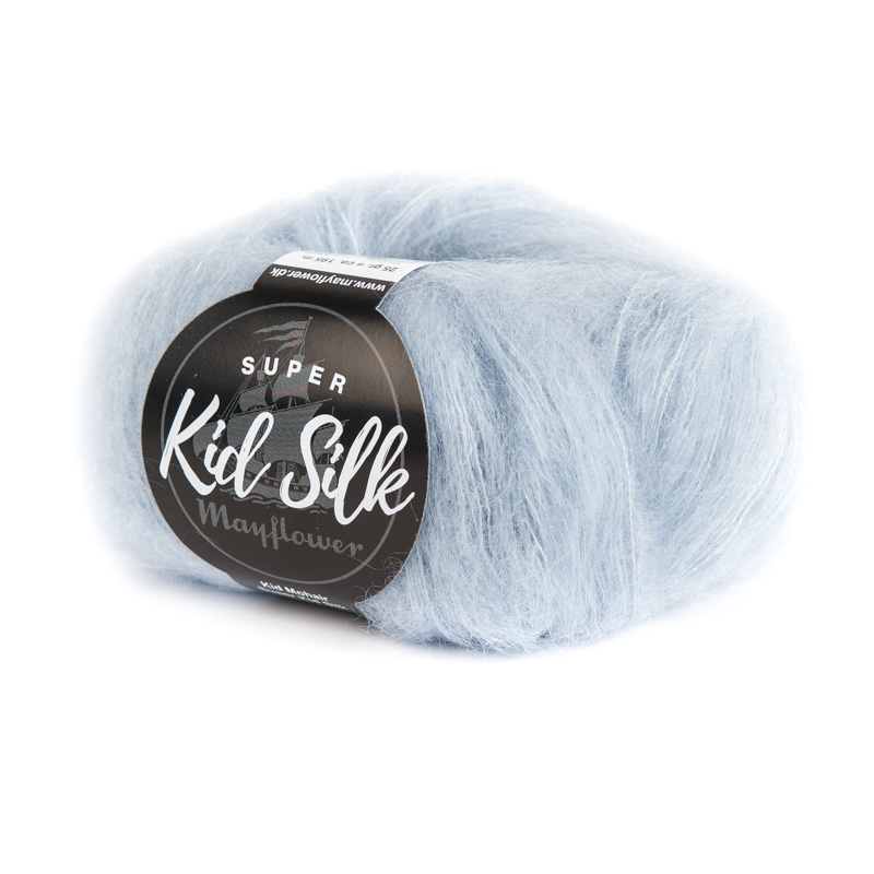 Mayflower Super Kid Silk - Pastelblå 29, Mohair/Silk, fra Mayflower Mayflower Super Kid Silk - Pastelblå 29, Mohair/Silk, fra Mayflower