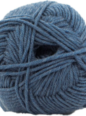 Hjertegarn Extrafine Merino 120 Garn - fv 1944 Melange Lyse Blå