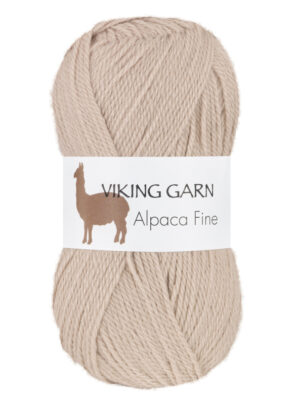 Viking Alpaca Fine 606 Sand, Alpaca / Merino uld, fra Viking