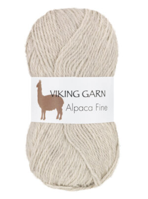 Viking Alpaca Fine 612 Perlegrå, Alpaca / Merino uld, fra Viking