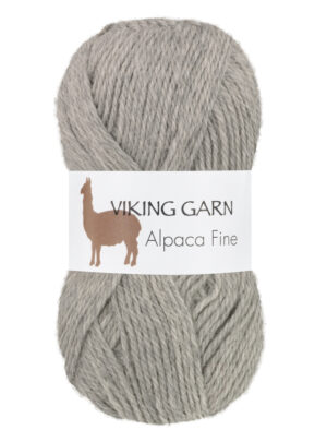 Viking Alpaca Fine 613 Lys grå, Alpaca / Merino uld, fra Viking