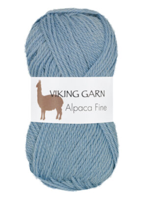 Viking Alpaca Fine 621 Blå, Alpaca / Merino uld, fra Viking
