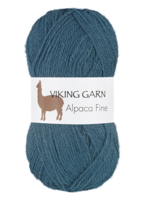 Viking Alpaca Fine 623 Petrol, Alpaca / Merino uld, fra Viking