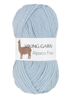 Viking Alpaca Fine 624 Lys blå, Alpaca / Merino uld, fra Viking