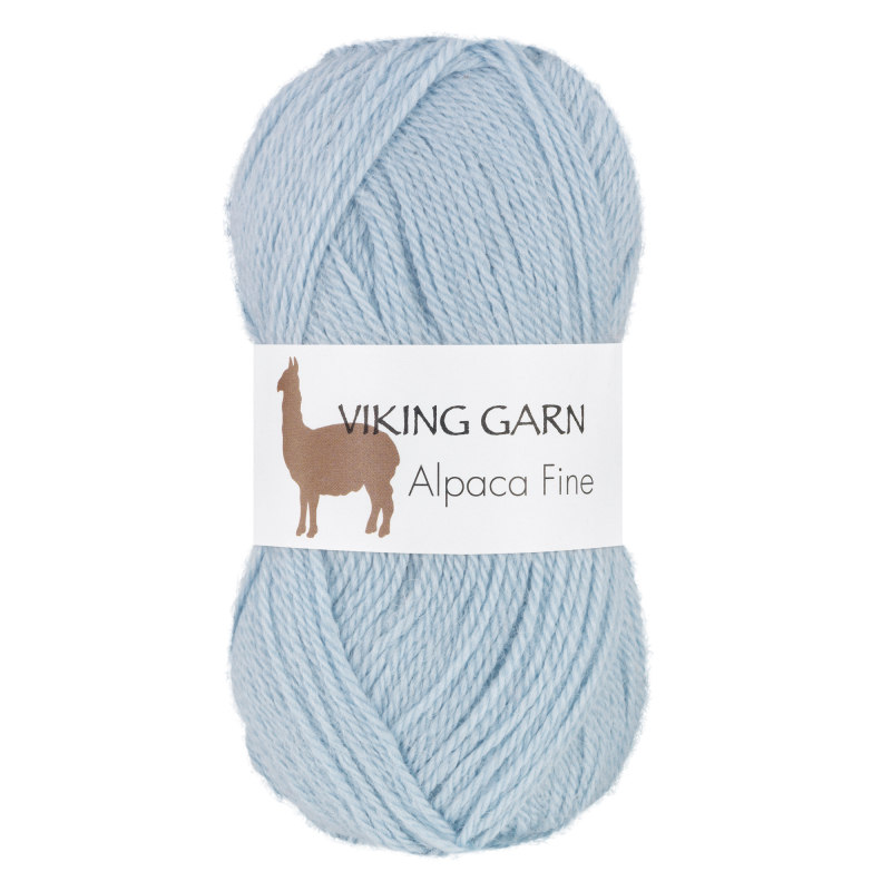 Viking Alpaca Fine 624 Lys blå, Alpaca / Merino uld, fra Viking Viking Alpaca Fine 624 Lys blå, Alpaca / Merino uld, fra Viking