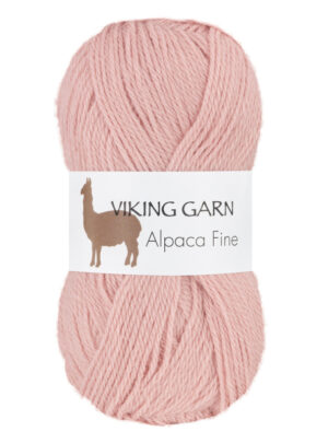 Viking Alpaca Fine 652 Pudderrosa, Alpaca / Merino uld, fra Viking