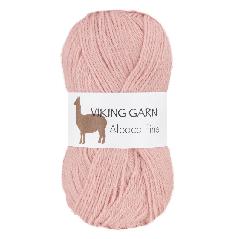 Viking Alpaca Fine 652 Pudderrosa, Alpaca / Merino uld, fra Viking Viking Alpaca Fine 652 Pudderrosa, Alpaca / Merino uld, fra Viking