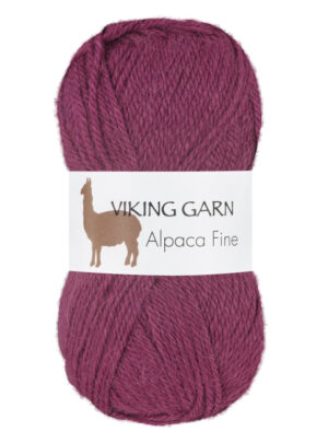 Viking Alpaca Fine 660 Mørk rosa, Alpaca / Merino uld, fra Viking