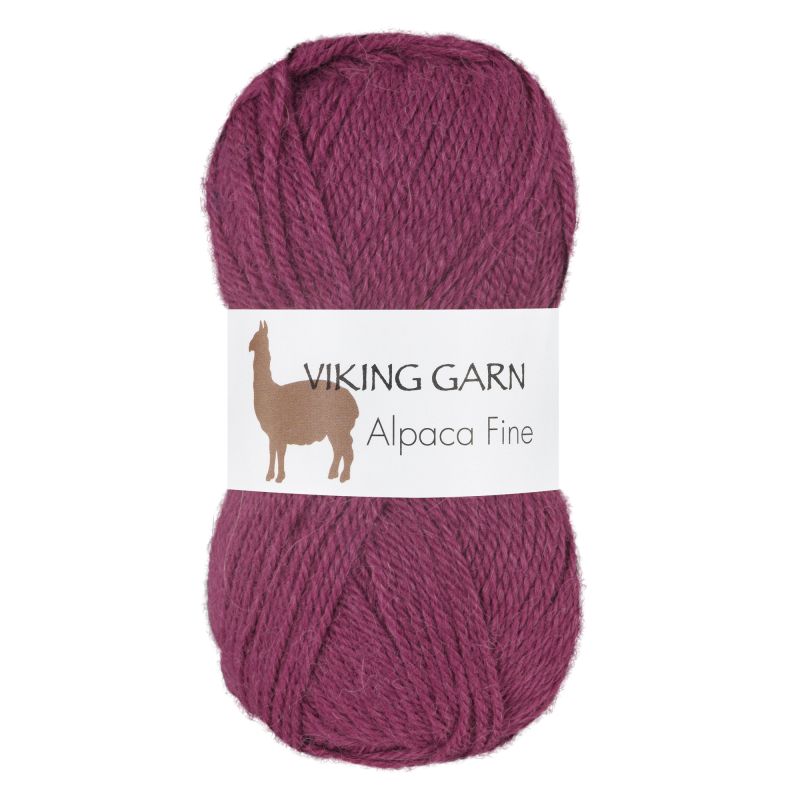Viking Alpaca Fine 660 Mørk rosa, Alpaca / Merino uld, fra Viking Viking Alpaca Fine 660 Mørk rosa, Alpaca / Merino uld, fra Viking