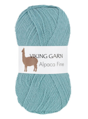 Viking Alpaca Fine 668 Lys petrol, Alpaca / Merino uld, fra Viking