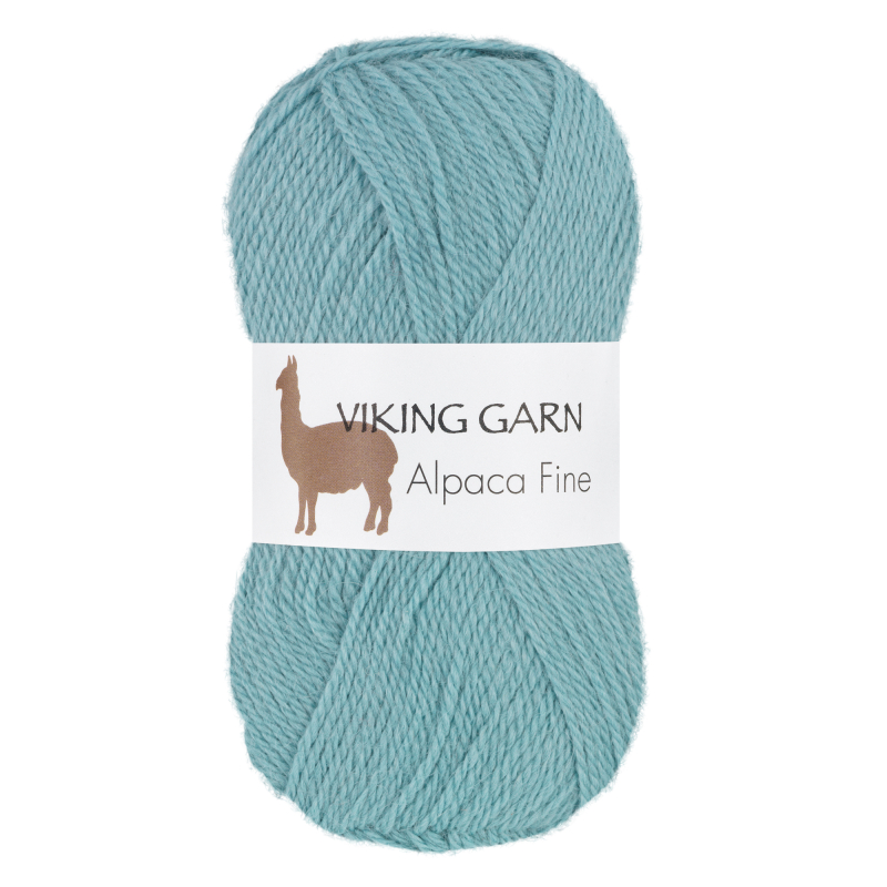 Viking Alpaca Fine 668 Lys petrol, Alpaca / Merino uld, fra Viking Viking Alpaca Fine 668 Lys petrol, Alpaca / Merino uld, fra Viking
