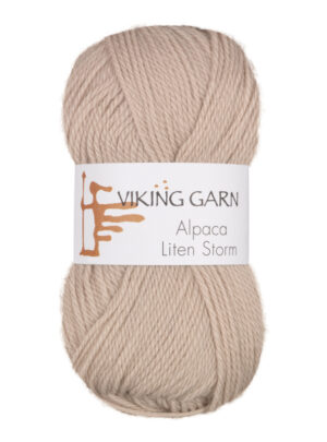 Viking Alpaca Liten Storm 706 Sand, Alpaca / Merino uld, fra Viking
