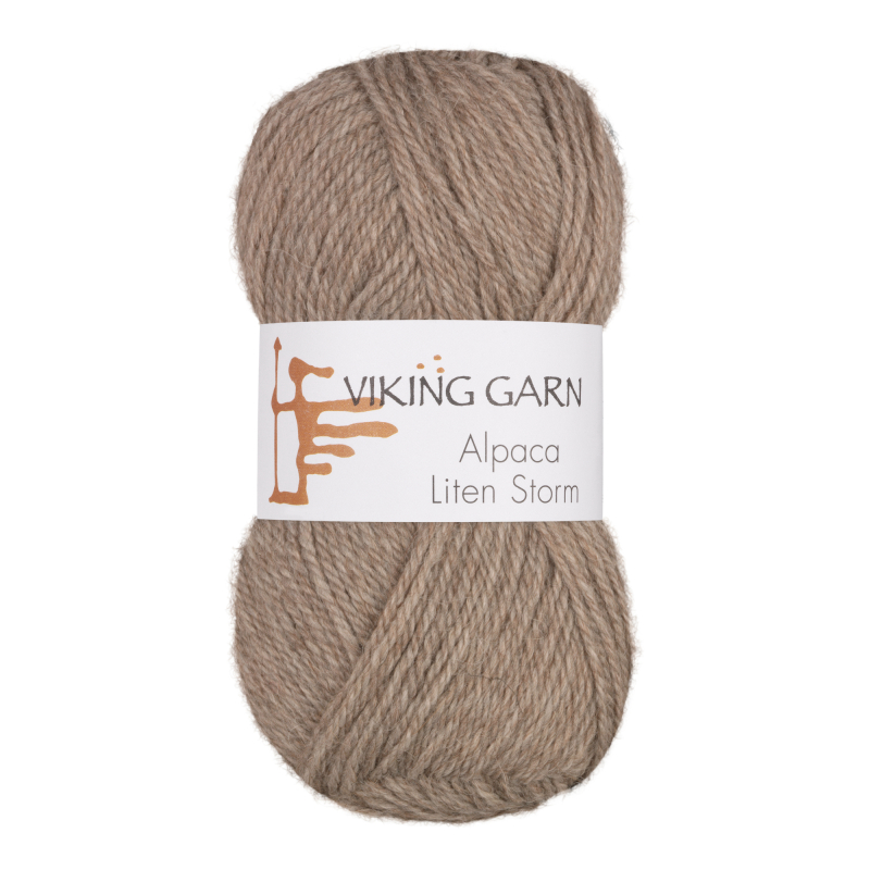 Viking Alpaca Liten Storm 707 Lys brun, Alpaca / Merino uld, fra Viking Viking Alpaca Liten Storm 707 Lys brun, Alpaca / Merino uld, fra Viking