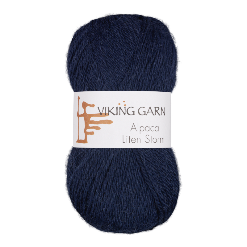Viking Alpaca Liten Storm 726 Marine, Alpaca / Merino uld, fra Viking Viking Alpaca Liten Storm 726 Marine, Alpaca / Merino uld, fra Viking