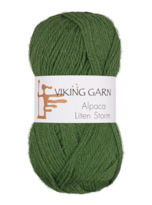 Viking Alpaca Liten Storm 733 Grøn, Alpaca / Merino uld, fra Viking