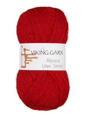 Viking Alpaca Liten Storm 750 Rød, Alpaca / Merino uld, fra Viking