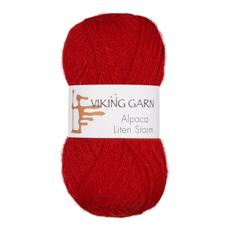 Viking Alpaca Liten Storm 750 Rød, Alpaca / Merino uld, fra Viking Viking Alpaca Liten Storm 750 Rød, Alpaca / Merino uld, fra Viking