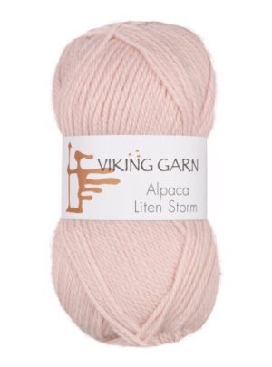 Viking Alpaca Liten Storm 764 Pudderrosa, Alpaca / Merino uld, fra Viking