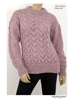 1943/ Ronja - Strikkeopskrift - Strikkekit Kun Strikkeopskrift