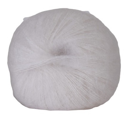 Hjertegarn Silk Kid Mohair Garn 1001 Hvid Hjertegarn Silk Kid Mohair Garn 1001 Hvid