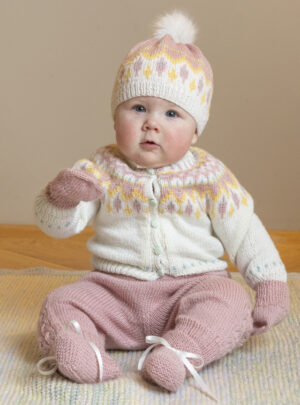Linde sæt - Viking Design 2506-2C Kit - 1 - 24 mdr - Viking Baby ull, fra Viking