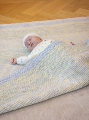 Lunden tæppe - Viking Design 2506-7 Kit - 100x100 cm - Viking Baby ull, fra Viking