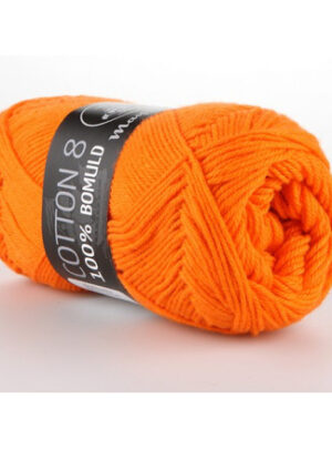 Mayflower Cotton 8/4 Garn Unicolor 1406 Orange
