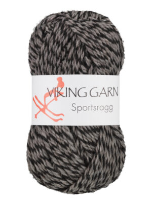 Viking Sportsragg - 540 Grå/sort, Uld/Akryl/Nylon, fra Viking