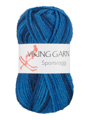 Viking Sportsragg - 583 Multi blå, Uld/Akryl/Nylon, fra Viking