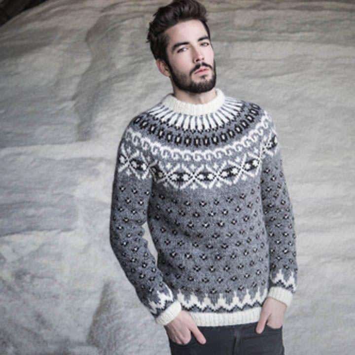 34-21 Gnótt sweater i plötulopi - Strikkeopskrift - Hillesvåg 34-21 Gnótt sweater i plötulopi - Strikkeopskrift - Hillesvåg
