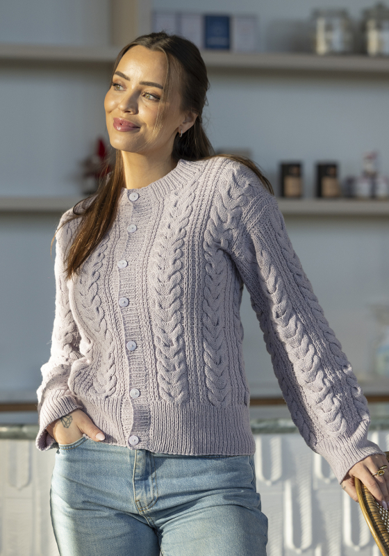 "Caia" cardigan - Viking Design SEC 07-1B Kit - XS - XXL - Viking cashmere silk, fra Viking "Caia" cardigan - Viking Design SEC 07-1B Kit - XS - XXL - Viking cashmere silk, fra Viking