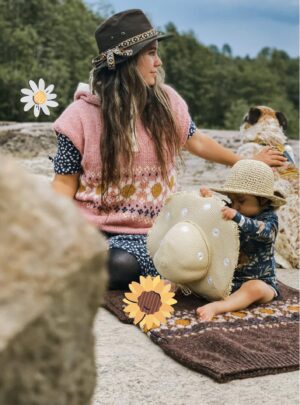 Pokhara vest - Som fysisk print - Strikkeopskrift - Rauma