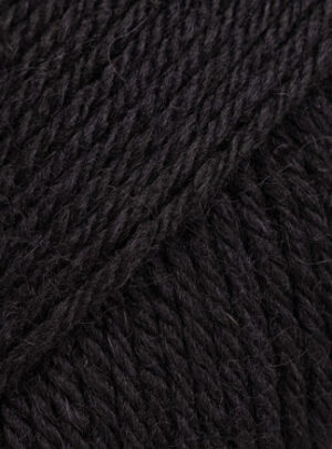 Drops Saga Garn Unicolor 02 Sort